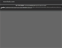 Tablet Screenshot of marshals.com